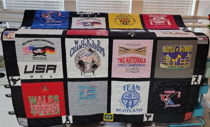 Custom Made T-Shirt Quilt