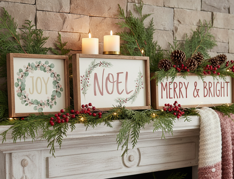 Hand Painted Holiday Signs